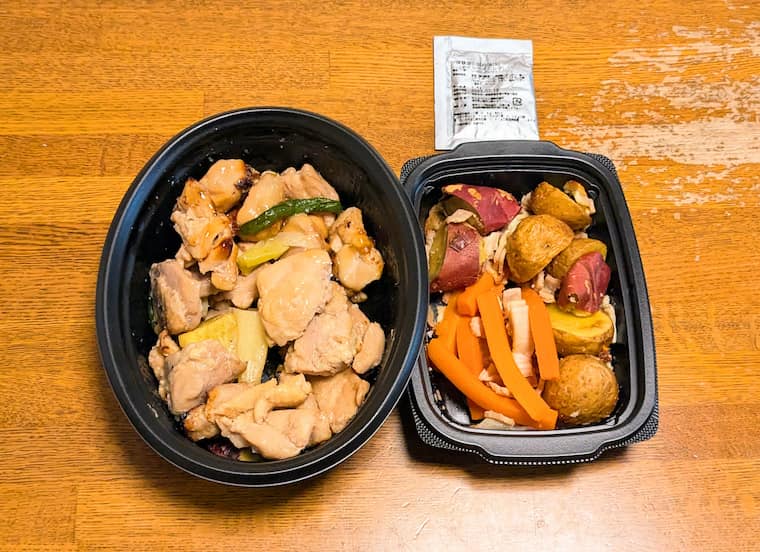 デリオイシックス 1daysセット 鶏とさつまいもの和風甘辛だれ、Oisix人気野菜グリルの画像