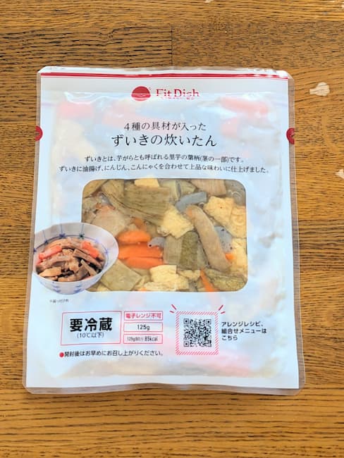 fitdish ずいきの炊いたんパックの画像